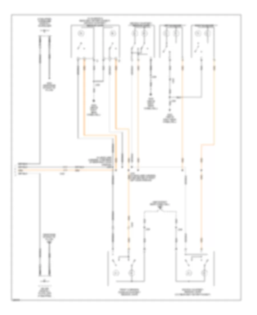 Courtesy Lamps Wiring Diagram (2 of 2) for Chevrolet Traverse LS 2012