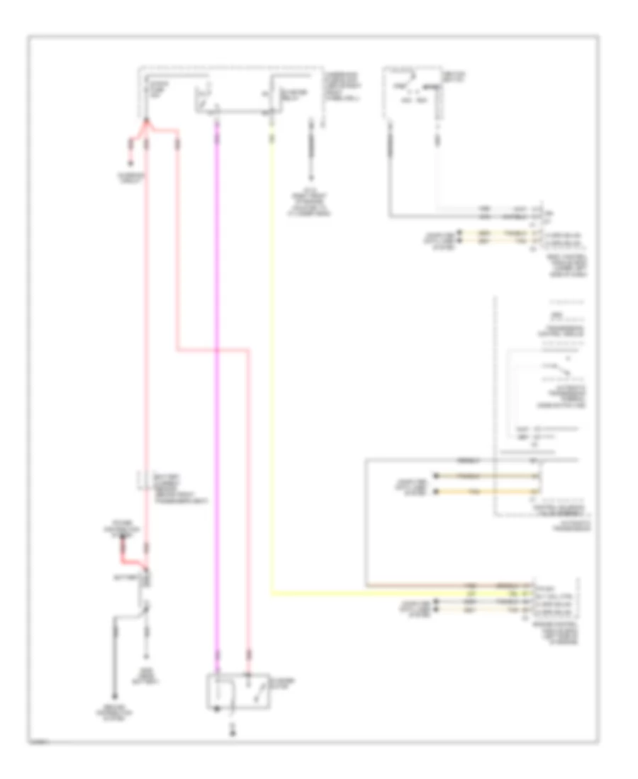 Starting Wiring Diagram for Chevrolet Traverse LS 2012