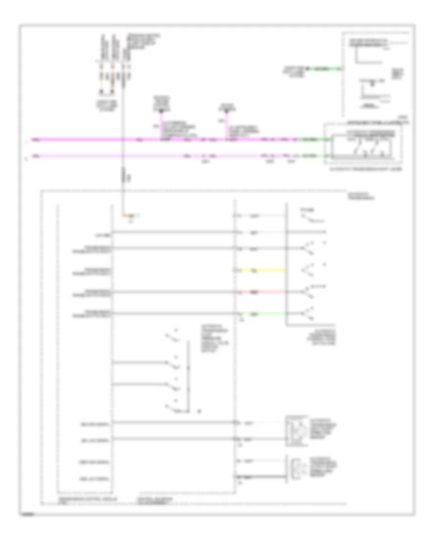 A T Wiring Diagram 2 of 2 for Chevrolet Traverse LS 2012