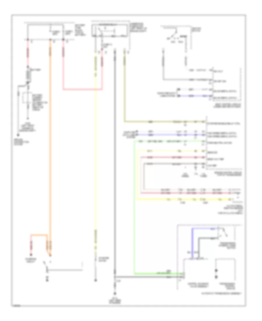 Starting Wiring Diagram for Chevrolet Cruze LT 2014
