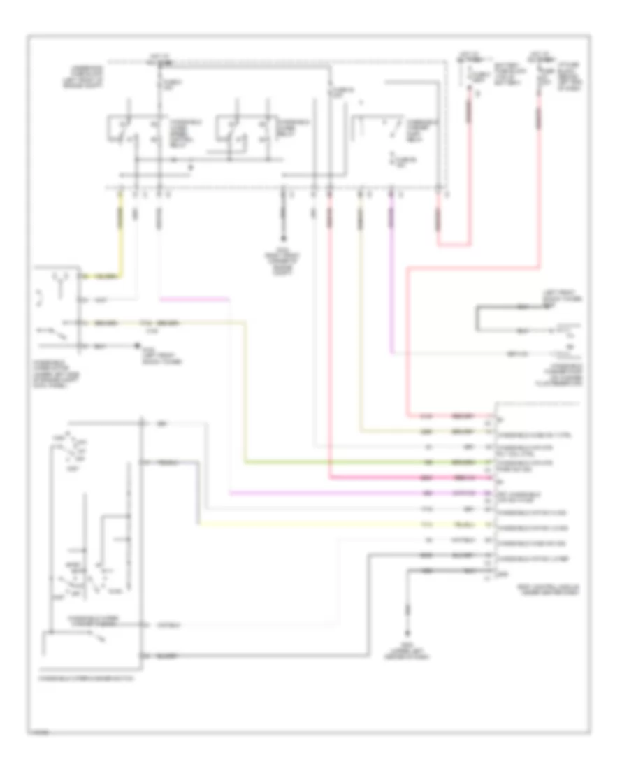 Электросхема стеклоочистителя, дворников и омывателя для Chevrolet Cruze LT 2014
