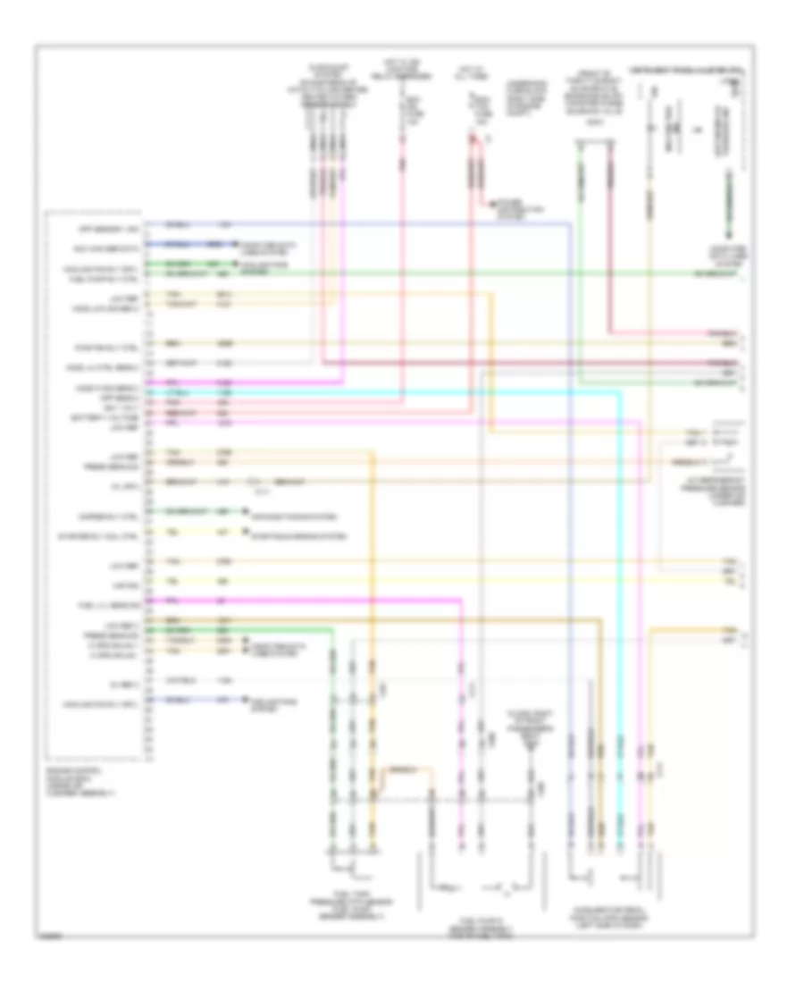 3 9L VIN M Engine Performance Wiring Diagram 1 of 3 for Chevrolet Impala LT 2011