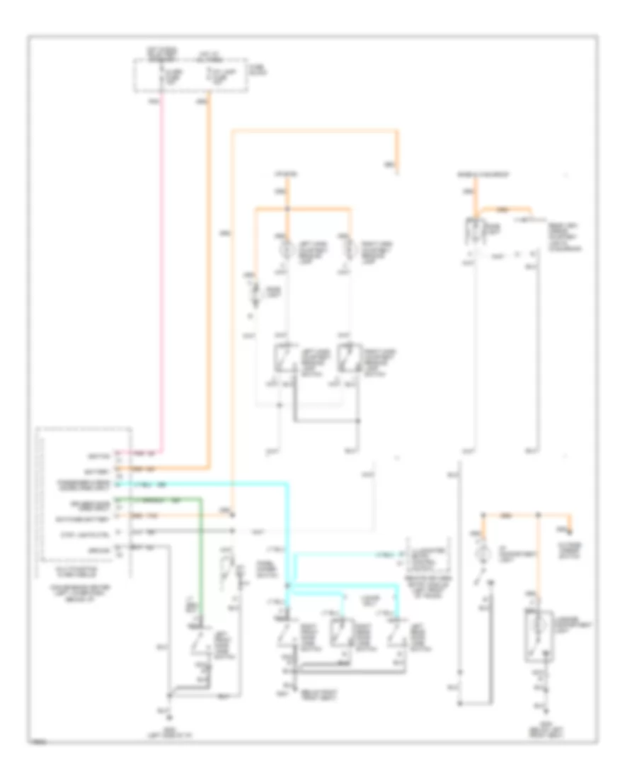 Courtesy Lamps Wiring Diagram for Chevrolet Cavalier 1996