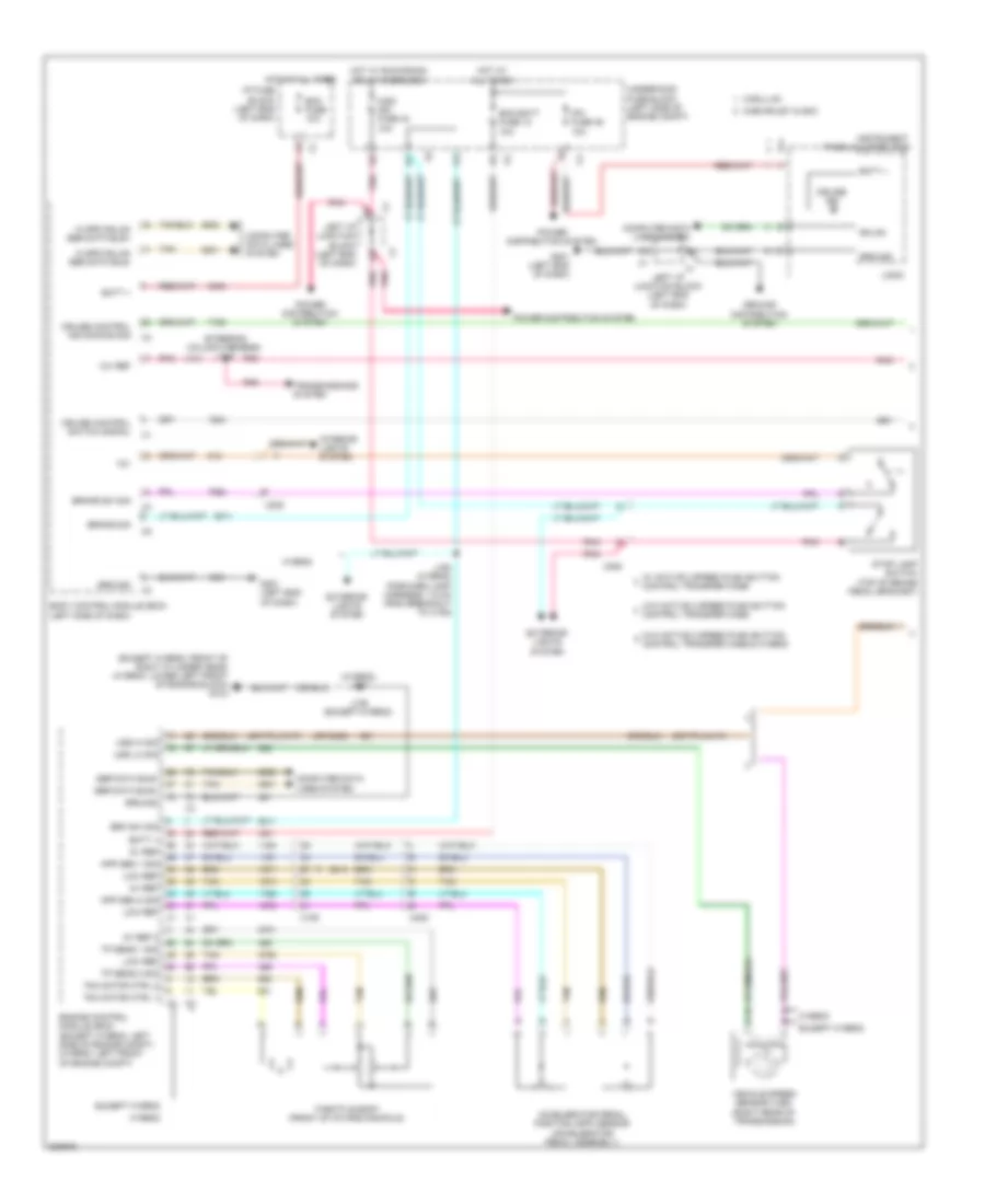 Cruise Control Wiring Diagram 1 of 2 for Chevrolet Avalanche 2011