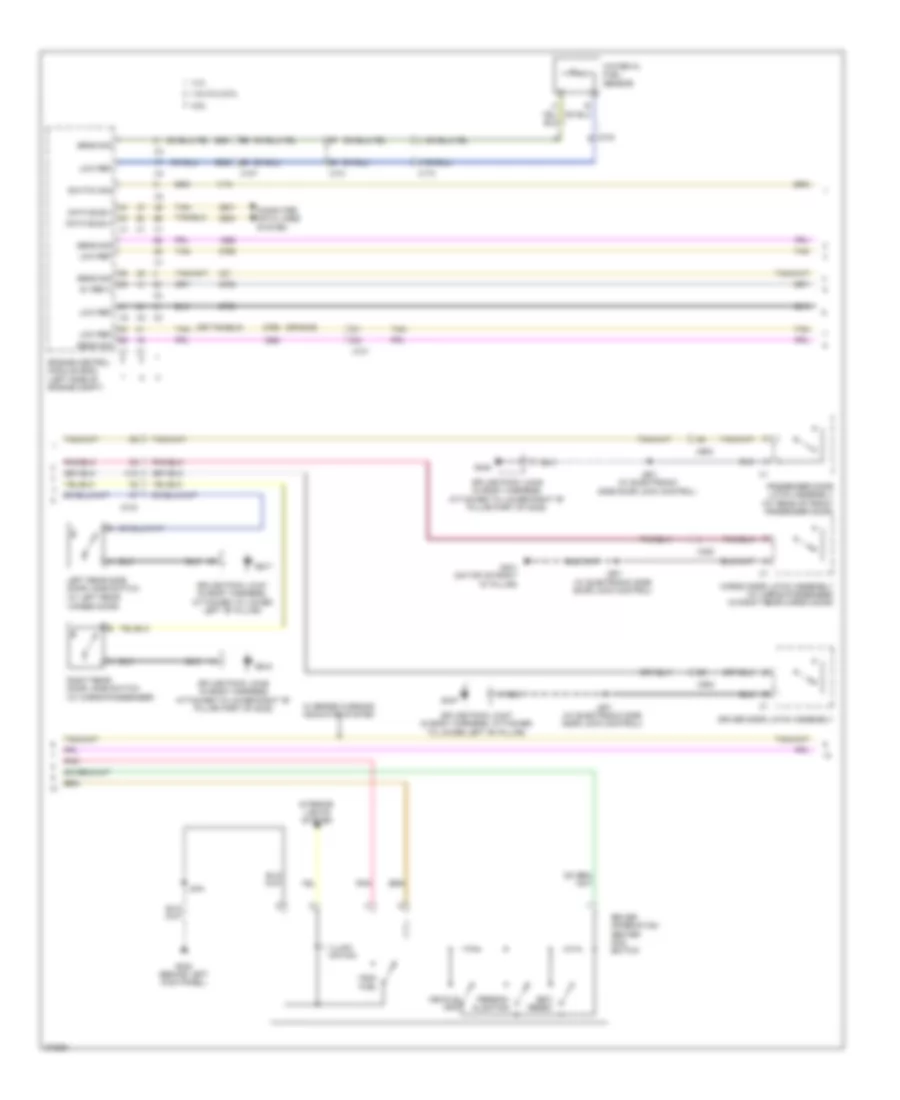 Instrument Cluster Wiring Diagram (2 of 3) for Chevrolet Chevy Express G2500 2012