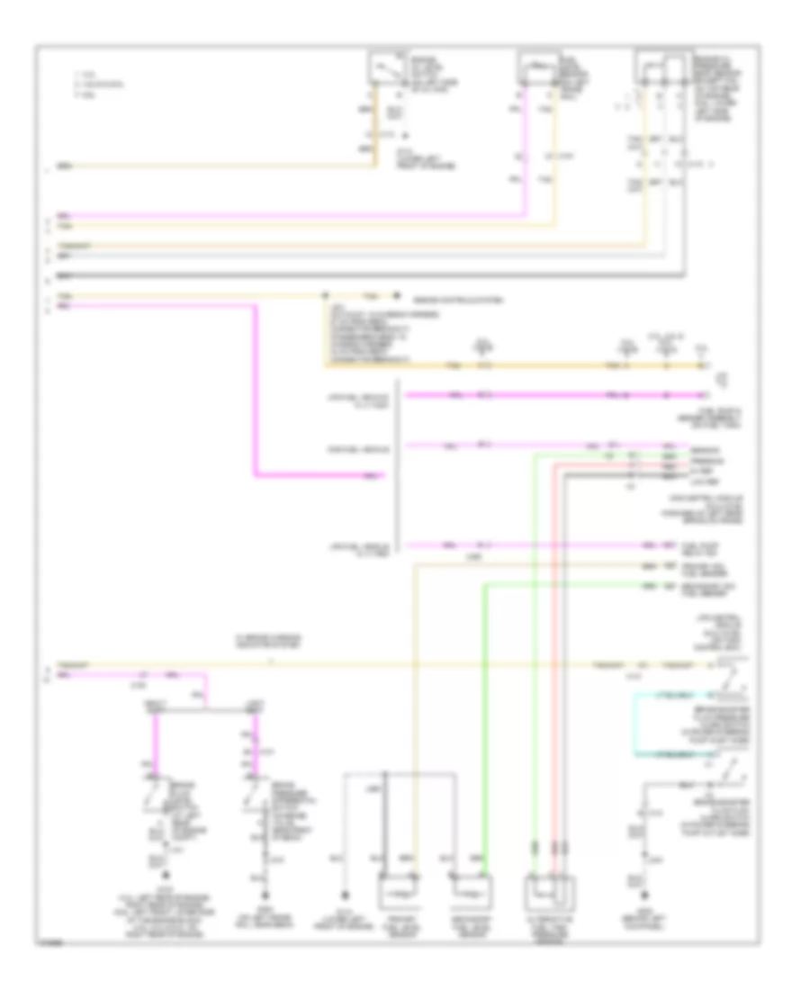 Instrument Cluster Wiring Diagram (3 of 3) for Chevrolet Chevy Express G2500 2012