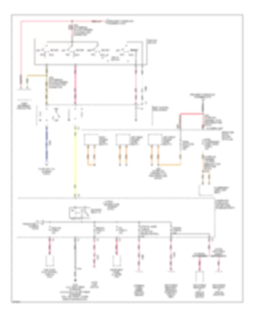 Power Distribution Wiring Diagram (3 of 5) for Chevrolet Chevy Express G2500 2012