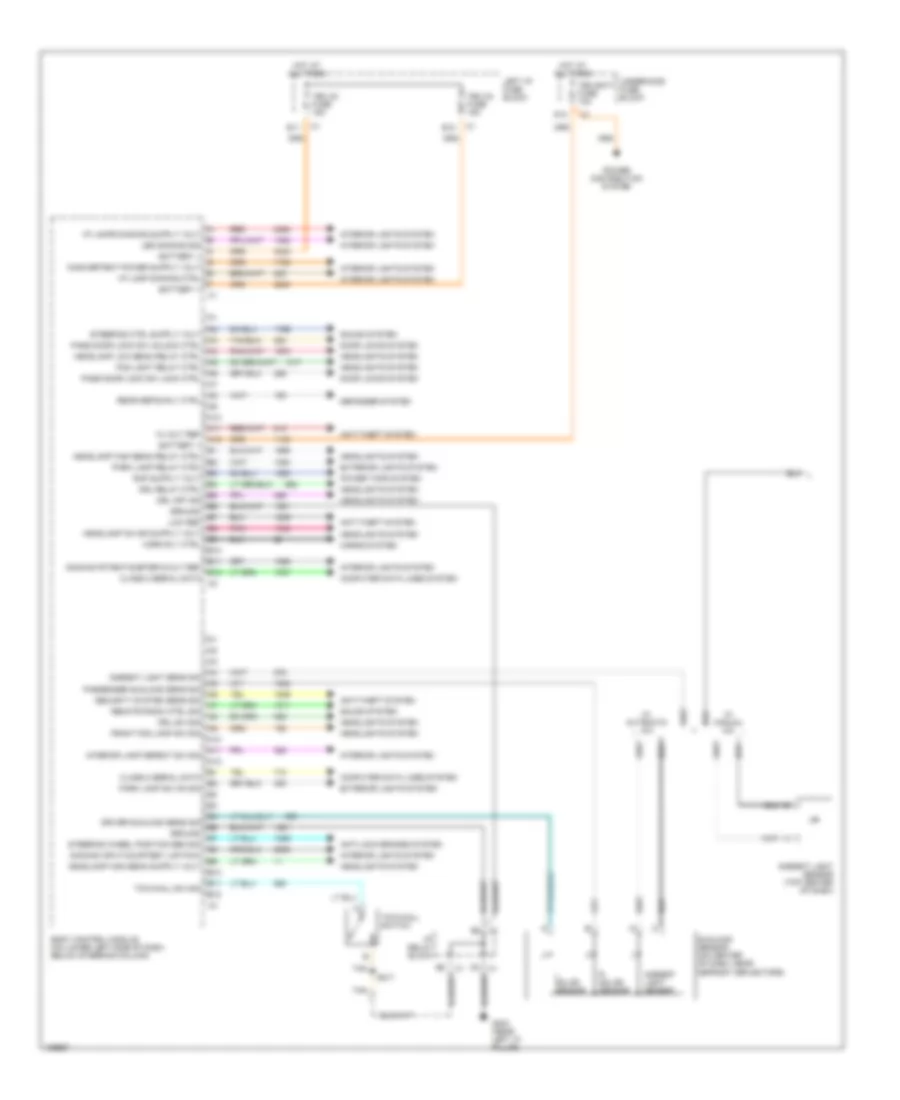 Body Control Modules Wiring Diagram 1 of 2 for Chevrolet Avalanche 2004 2500