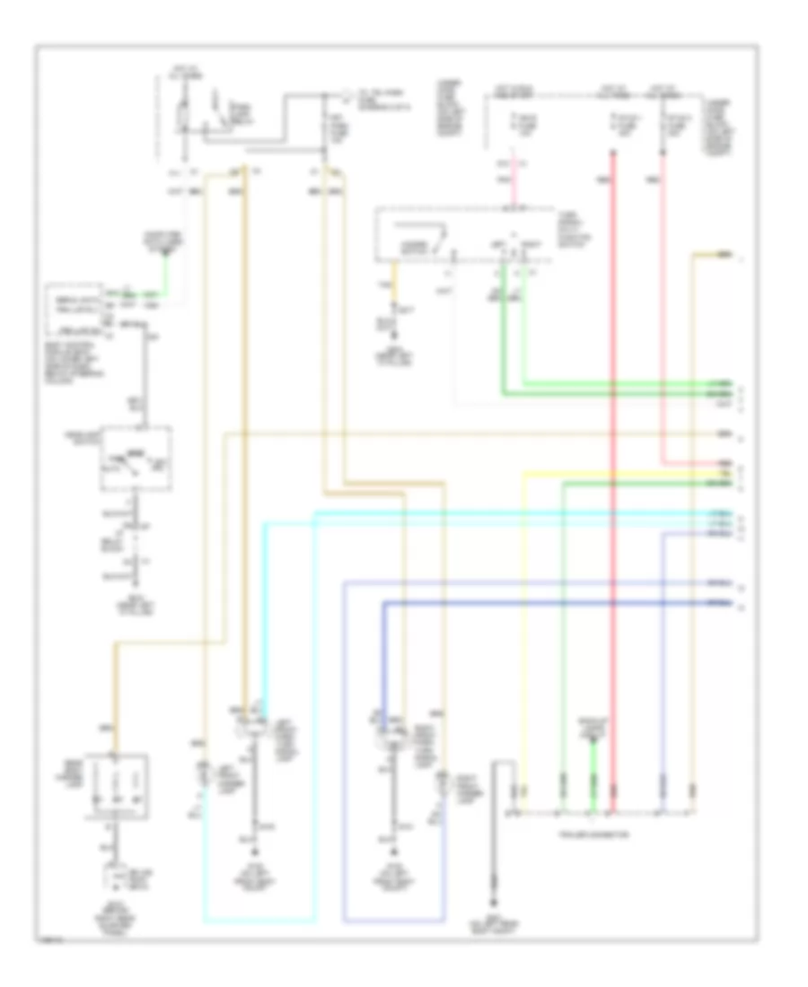 Exterior Lamps Wiring Diagram (1 of 3) for Chevrolet Avalanche 2500 2004