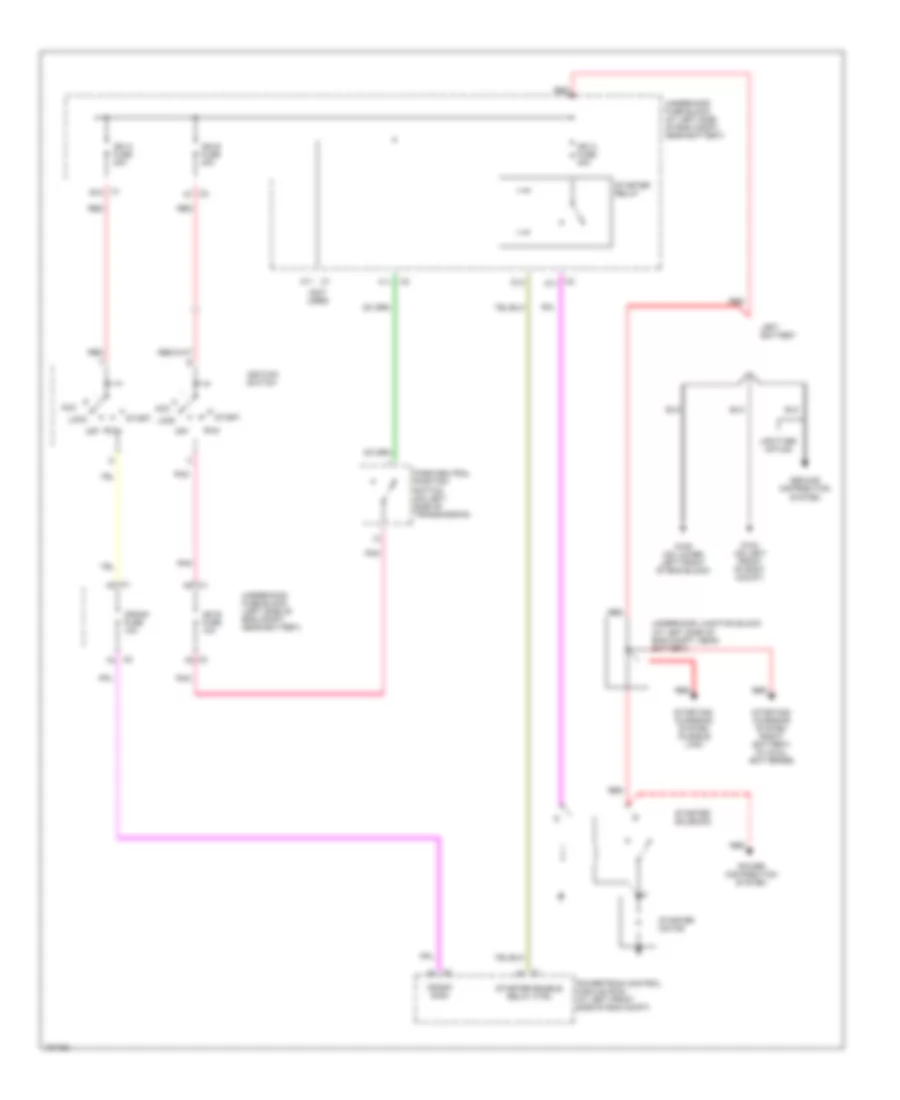 Starting Wiring Diagram for Chevrolet Avalanche 2004 2500