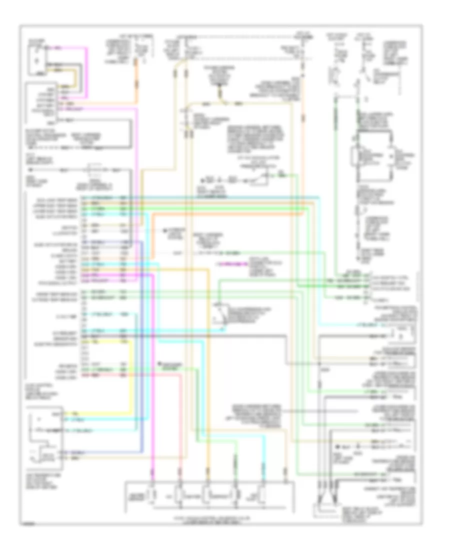 Automatic A C Wiring Diagram for Chevrolet Blazer 2002