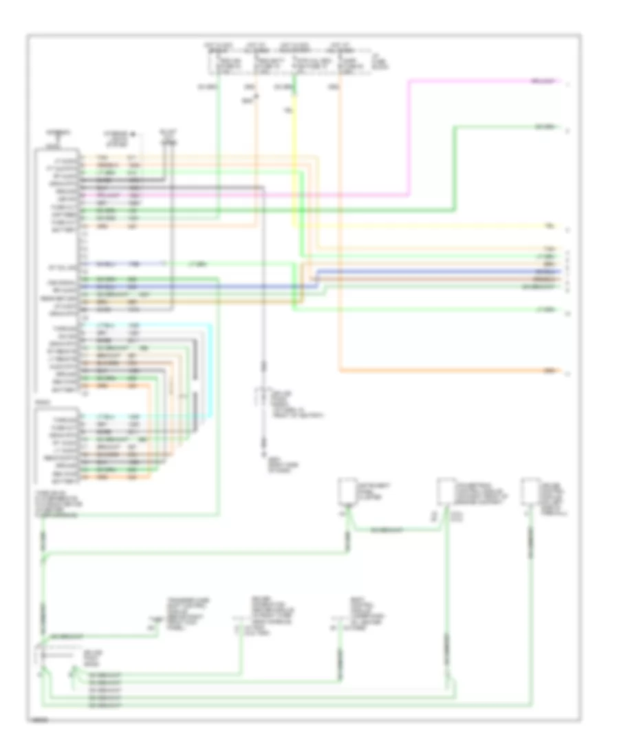 Radio Wiring Diagrams with Amplifier 1 of 2 for Chevrolet Blazer 2002