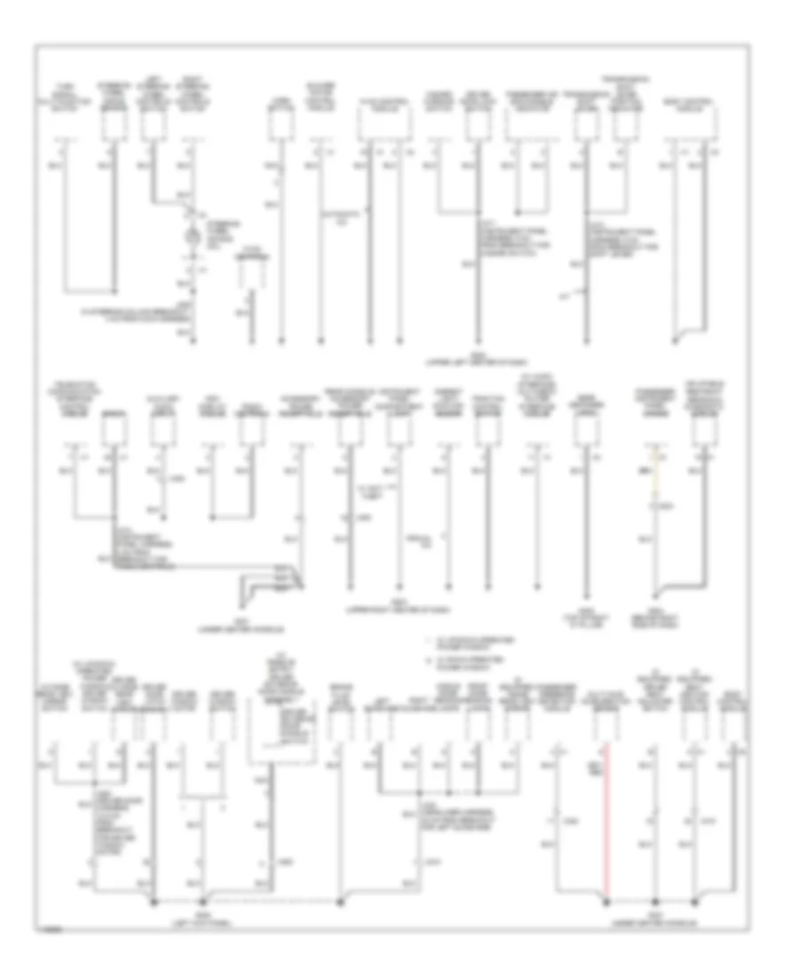 Ground Distribution Wiring Diagram 2 of 3 for Chevrolet Cruze LTZ 2014