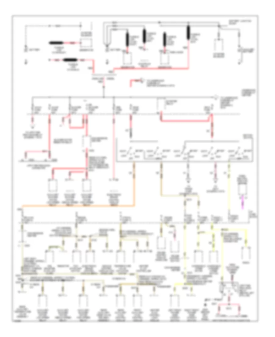 Power Distribution Wiring Diagram 1 of 5 for Chevrolet RV Cutaway G2000 3500