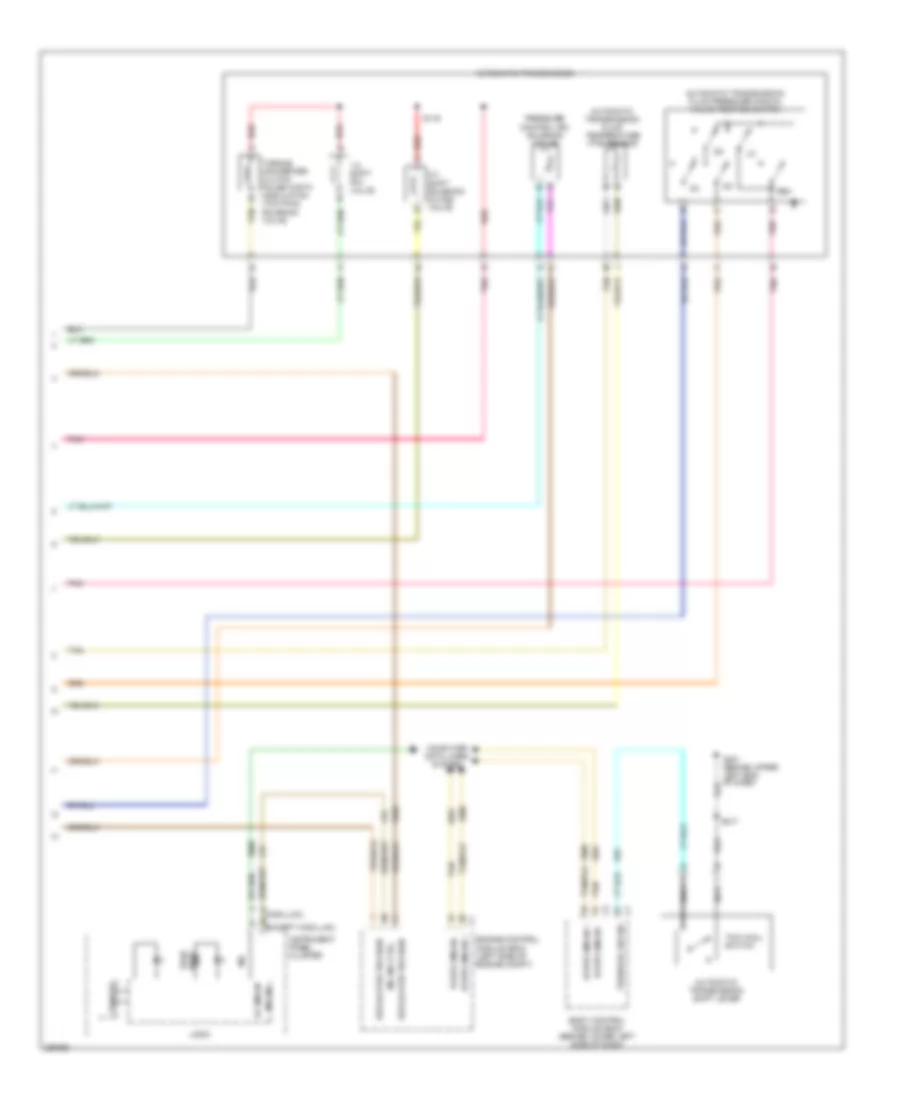 AT Wiring Diagram, 4L80-E (2 of 2) for Chevrolet Suburban C1500 2007