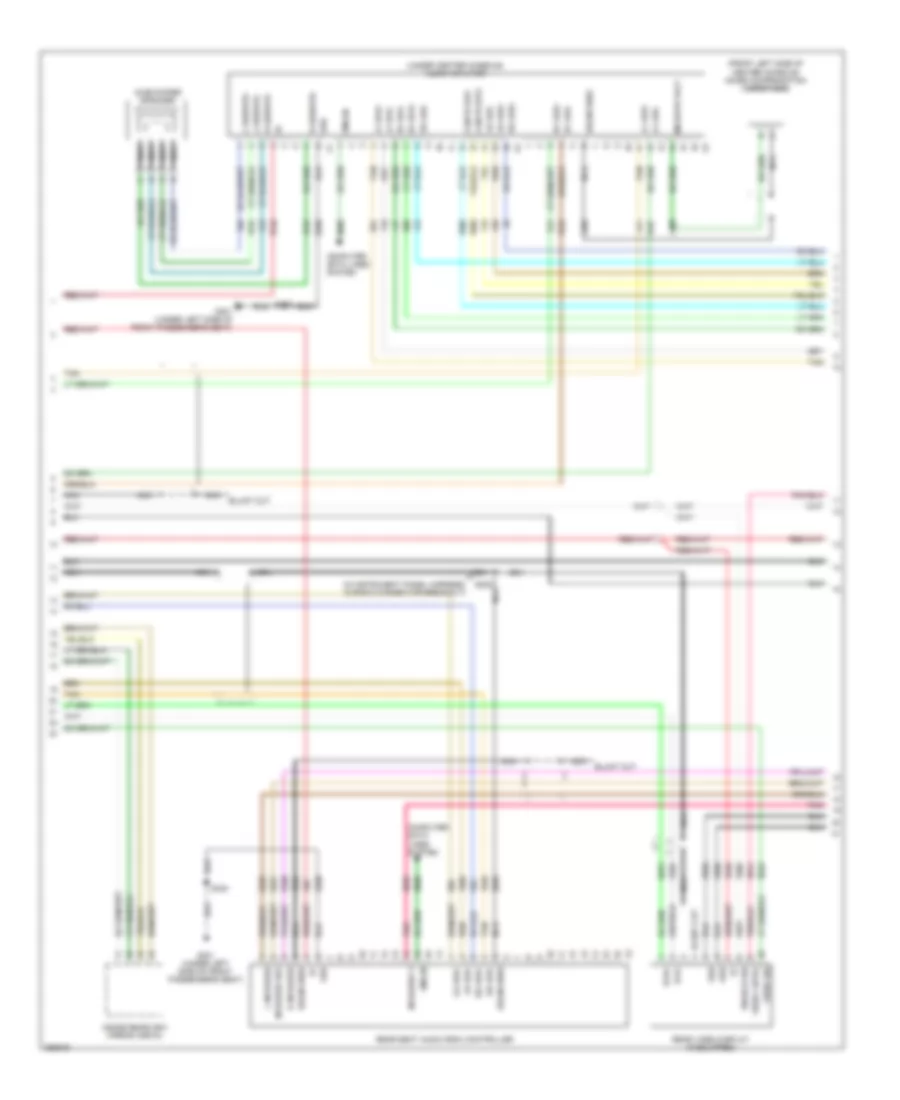 RadioNavigation Wiring Diagram, with Y91  with UQA (2 of 3) for Chevrolet Suburban C1500 2007