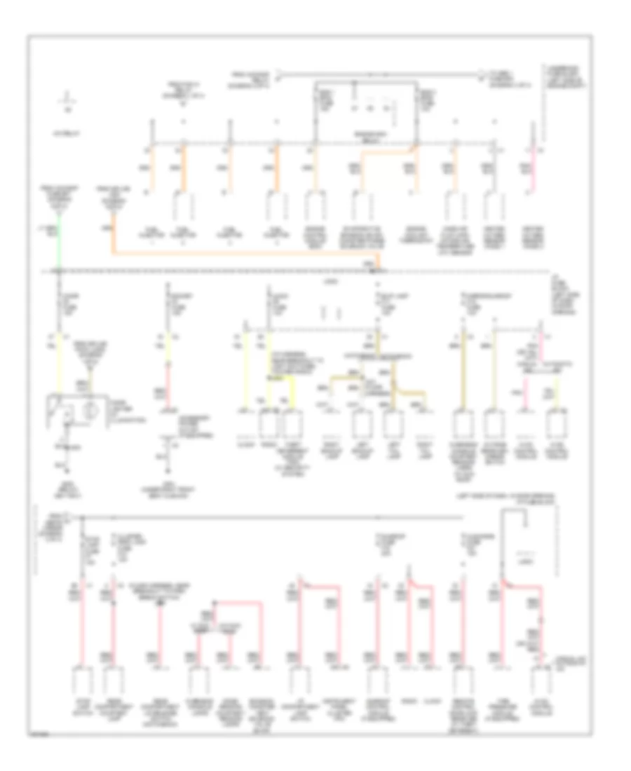 Power Distribution Wiring Diagram 3 of 4 for Chevrolet Aveo LS 2011
