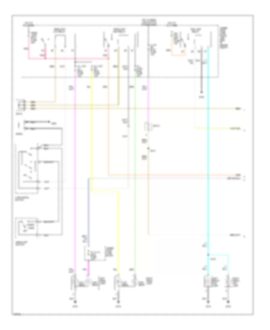Headlights Wiring Diagram 1 of 2 for Chevrolet Aveo 2004
