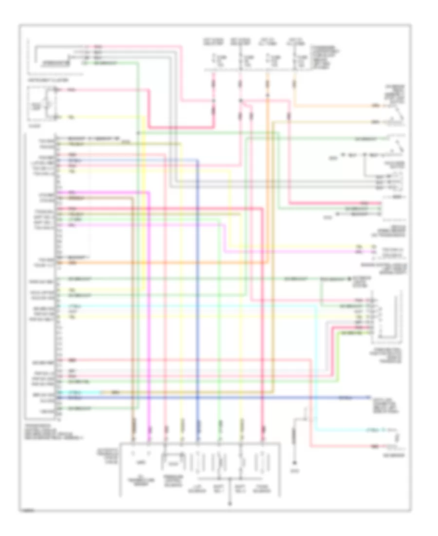A T Wiring Diagram for Chevrolet Aveo 2004