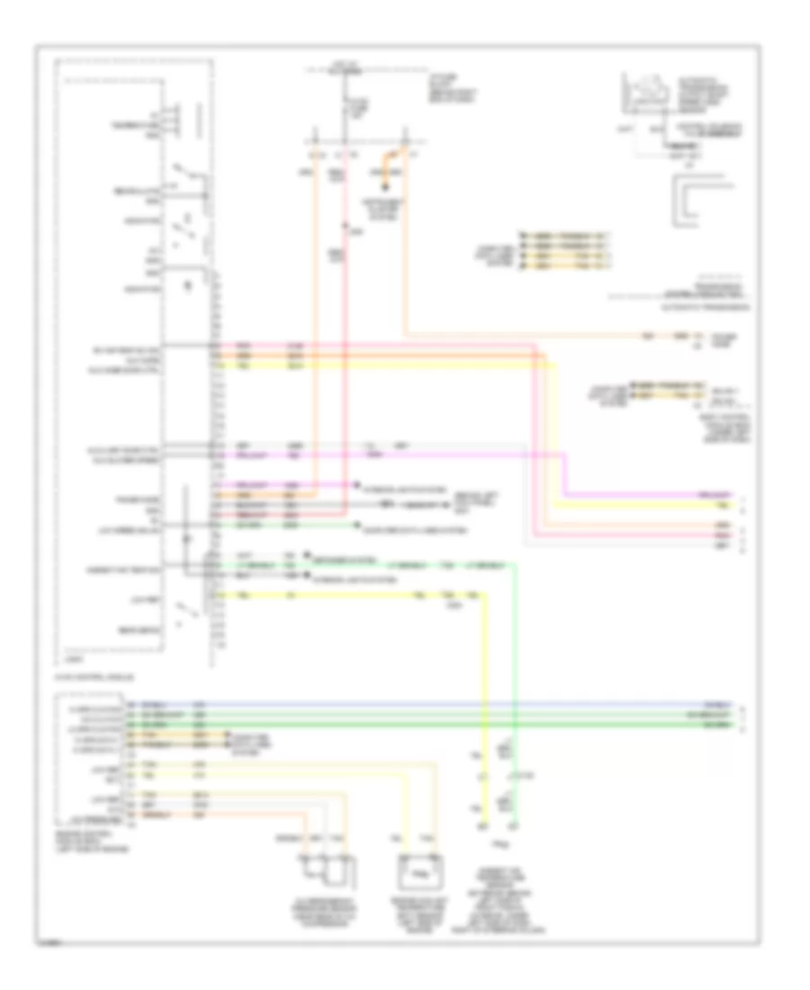 Manual AC Wiring Diagram (1 of 4) for Chevrolet Traverse LTZ 2012