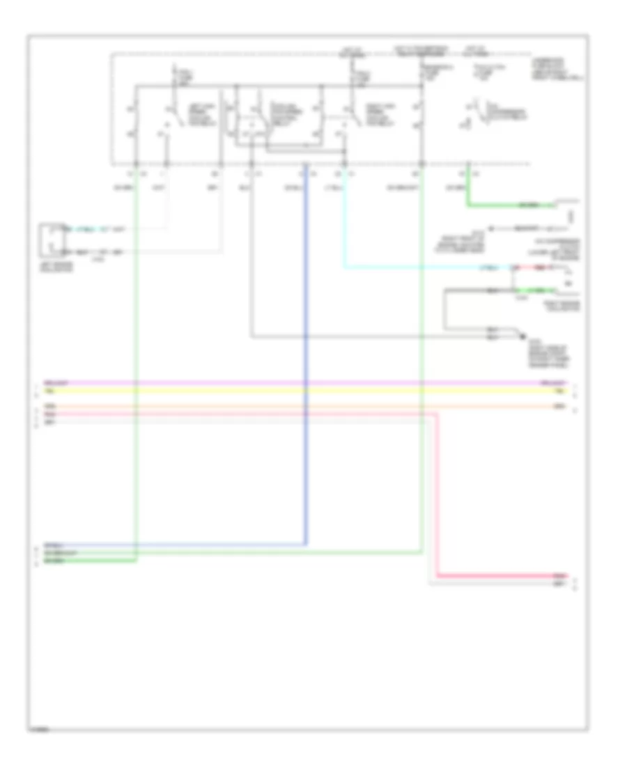 Manual AC Wiring Diagram (2 of 4) for Chevrolet Traverse LTZ 2012