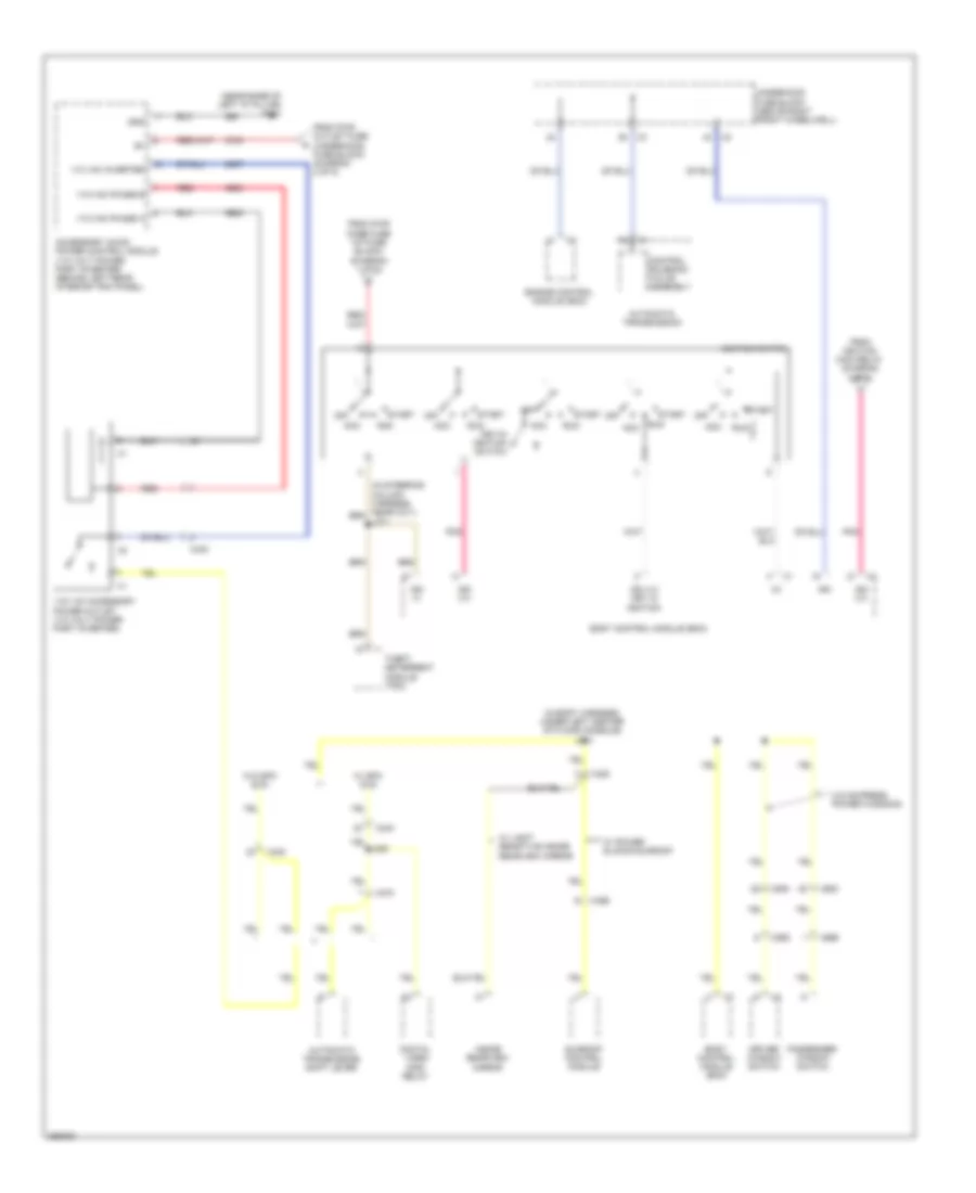 Power Distribution Wiring Diagram 5 of 5 for Chevrolet Traverse LTZ 2012