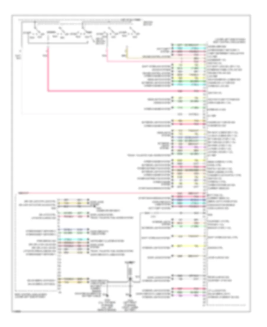 Body Control Modules Wiring Diagram 2 of 2 for Chevrolet Equinox LS 2014