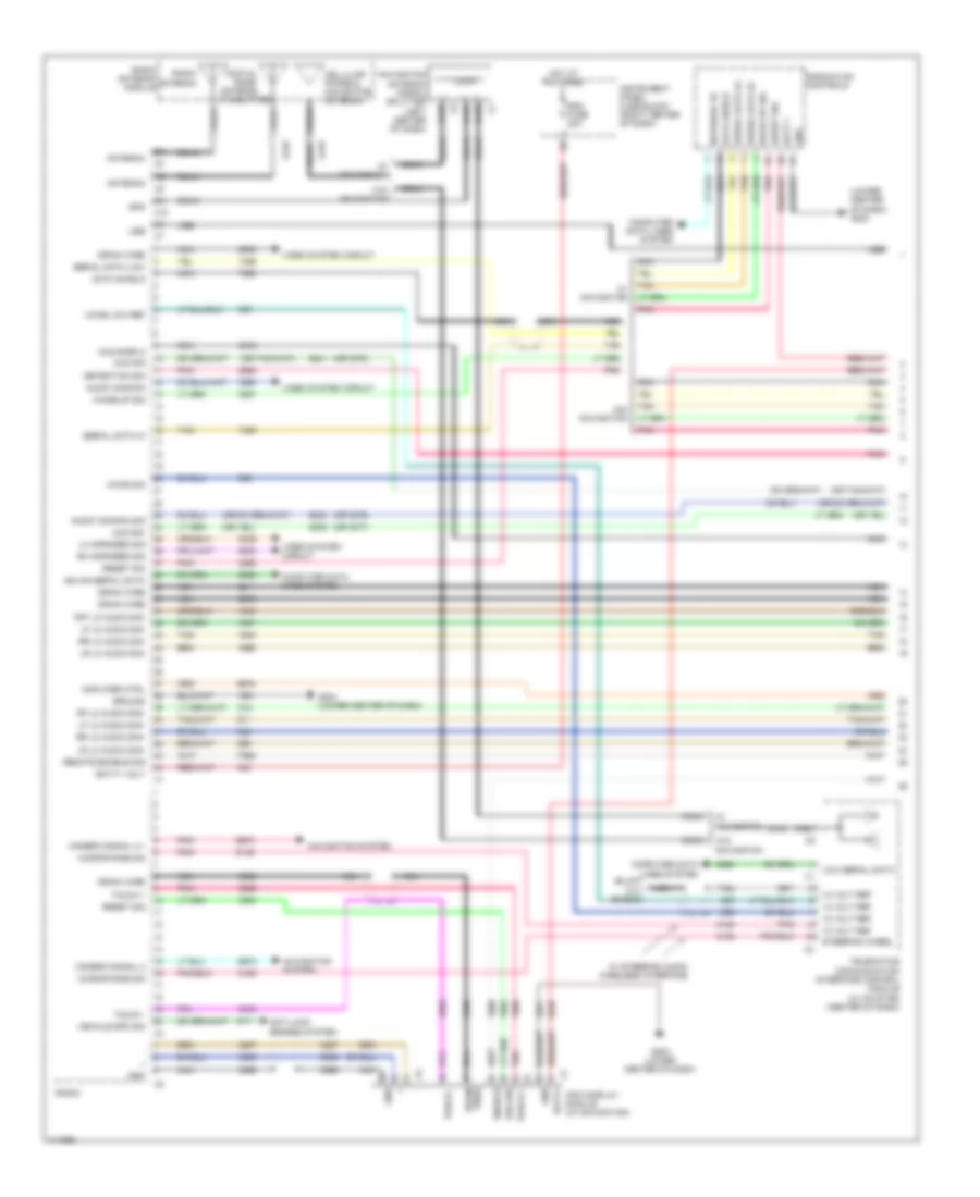 Navigation Wiring Diagram (1 of 3) for Chevrolet Equinox LS 2014