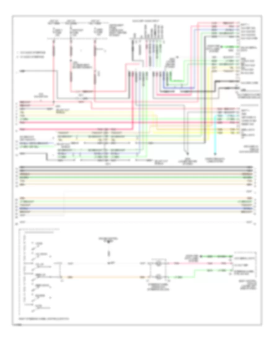 Navigation Wiring Diagram 2 of 3 for Chevrolet Equinox LS 2014