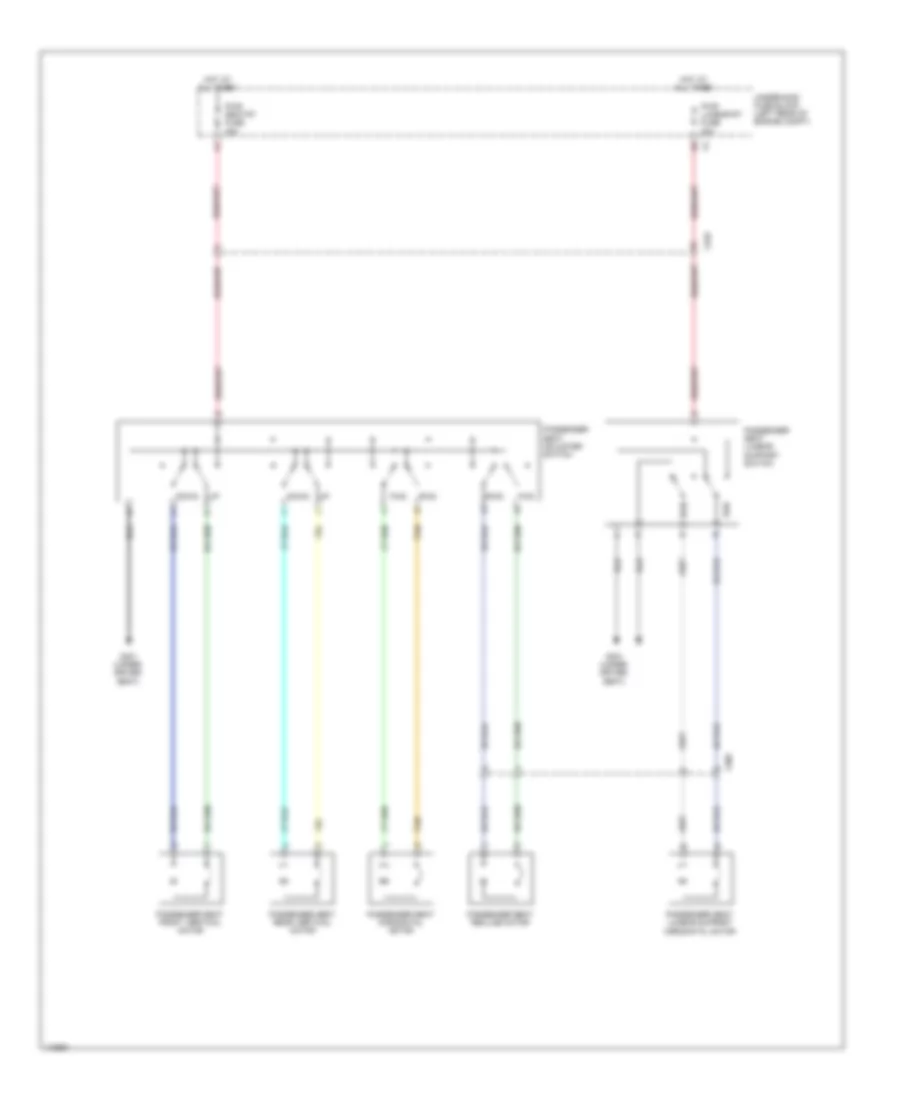 Passenger Power Seat Wiring Diagram for Chevrolet Equinox LS 2014
