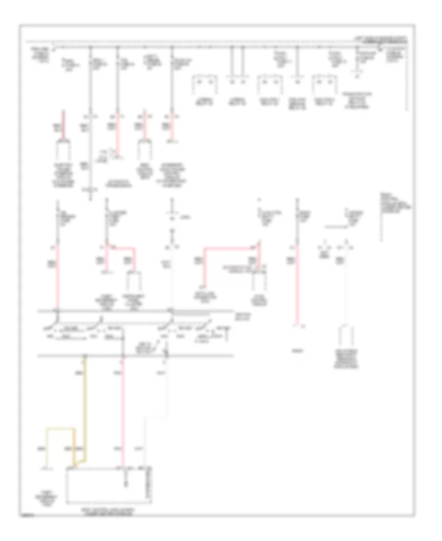 Power Distribution Wiring Diagram (2 of 4) for Chevrolet Malibu LS 2011