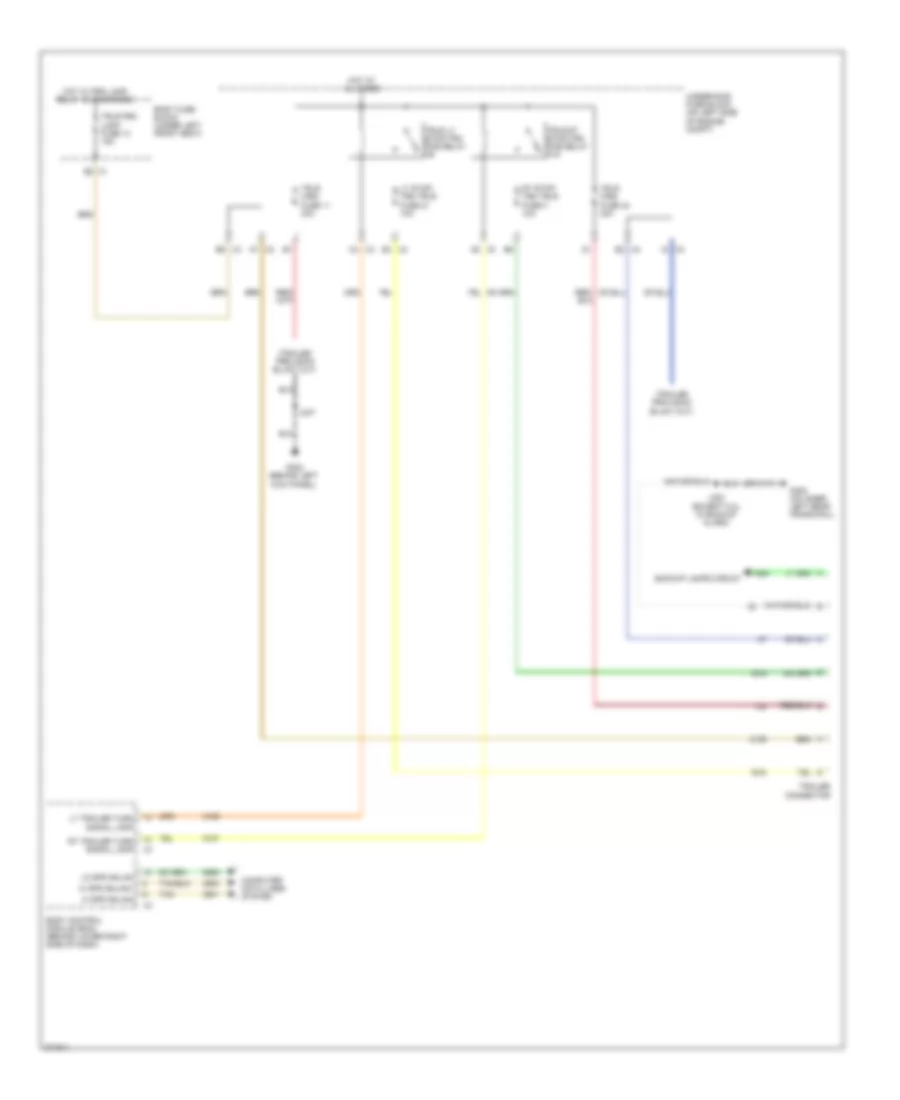 Trailer Tow Wiring Diagram for Chevrolet Chevy Express H1500 2012