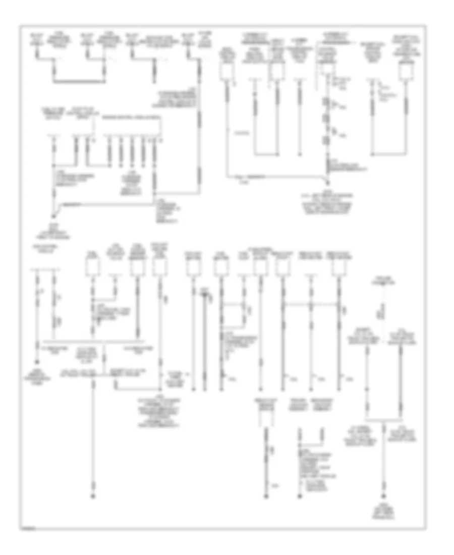 Ground Distribution Wiring Diagram 2 of 5 for Chevrolet Chevy Express H2012 1500