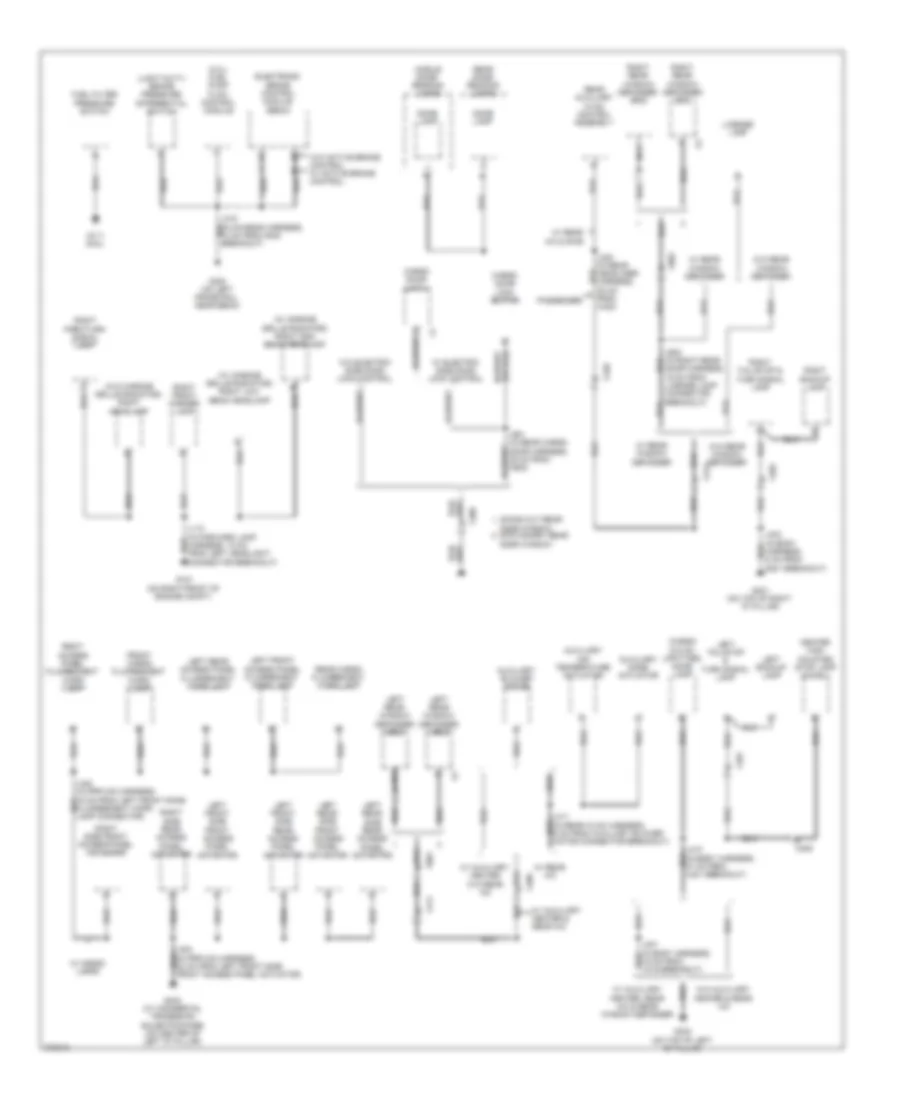 Ground Distribution Wiring Diagram 5 of 5 for Chevrolet Chevy Express H2012 1500