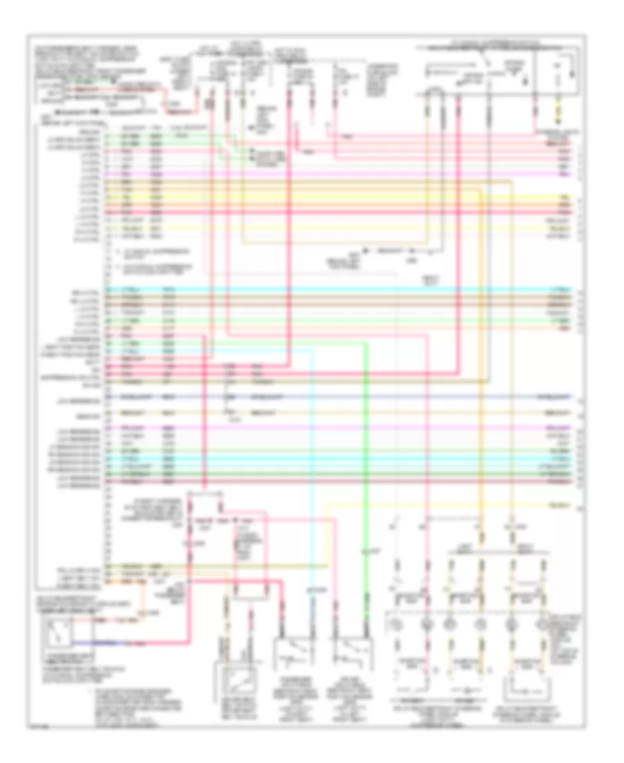 Supplemental Restraints Wiring Diagram 1 of 2 for Chevrolet Chevy Express H2012 1500