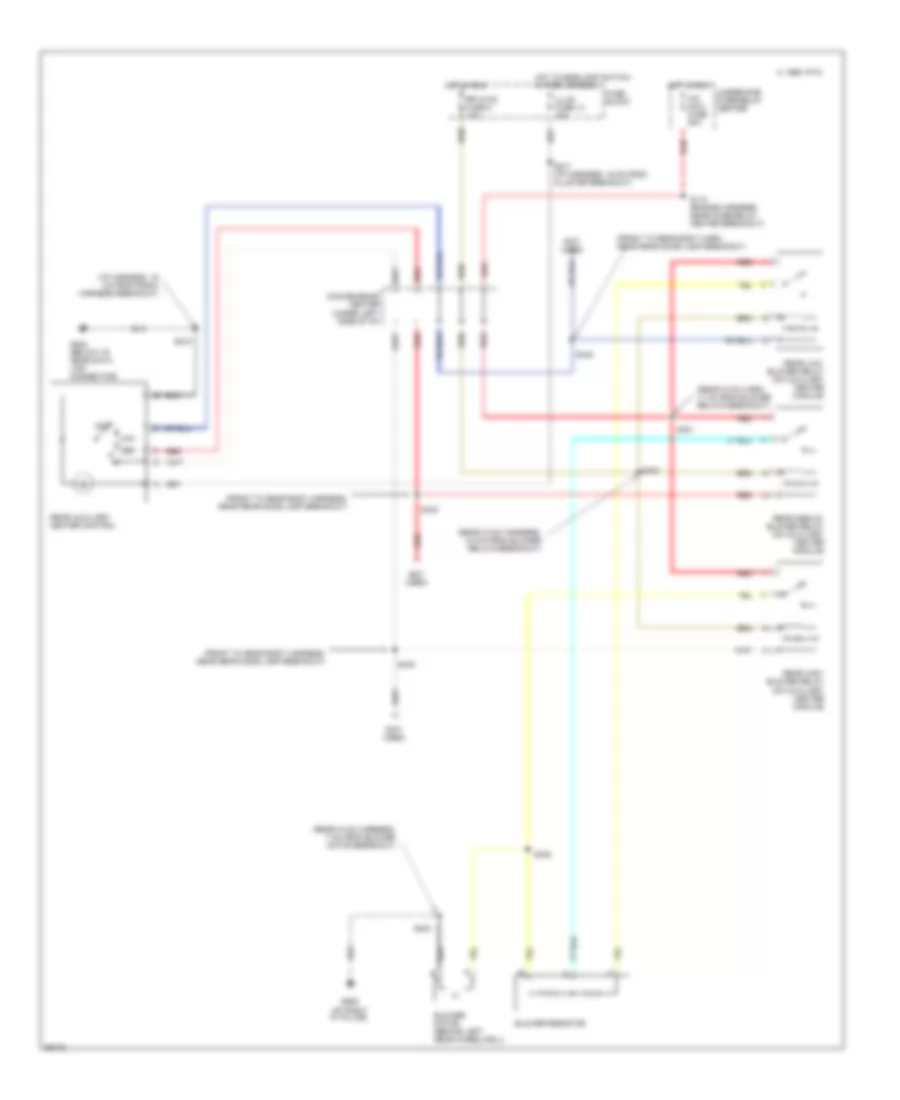 Auxiliary Heater Wiring Diagram for Chevrolet Suburban C1500 1997