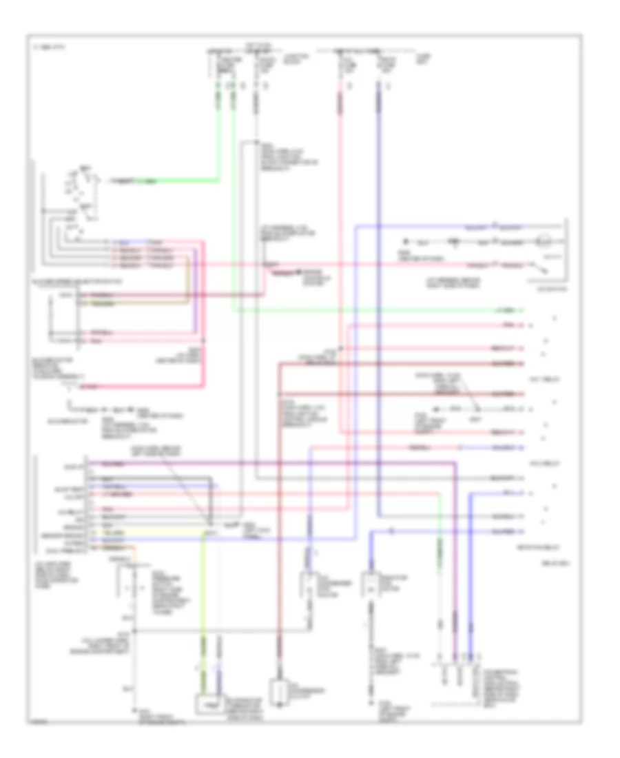 A C Wiring Diagram for Chevrolet Metro LSi 1998