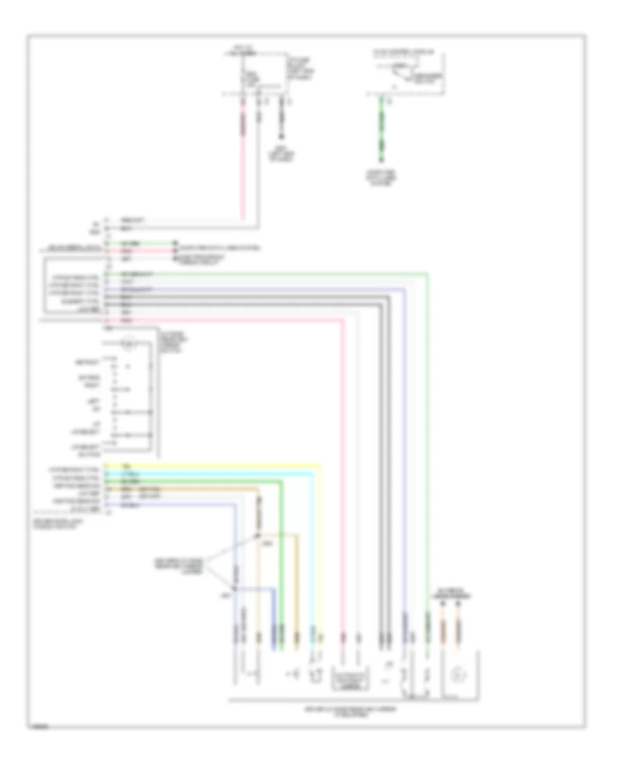 Power Mirrors Wiring Diagram 1 of 2 for Chevrolet Avalanche 2013