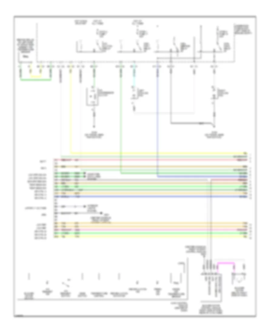 Automatic A C Wiring Diagram 1 of 2 for Chevrolet Malibu Maxx LS 2004
