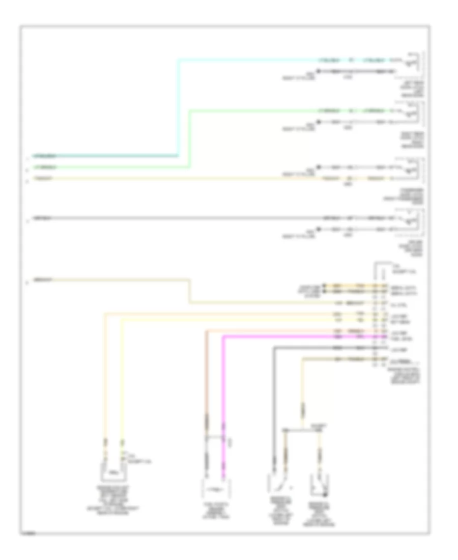 Instrument Cluster Wiring Diagram (2 of 2) for Chevrolet Malibu LT 2011