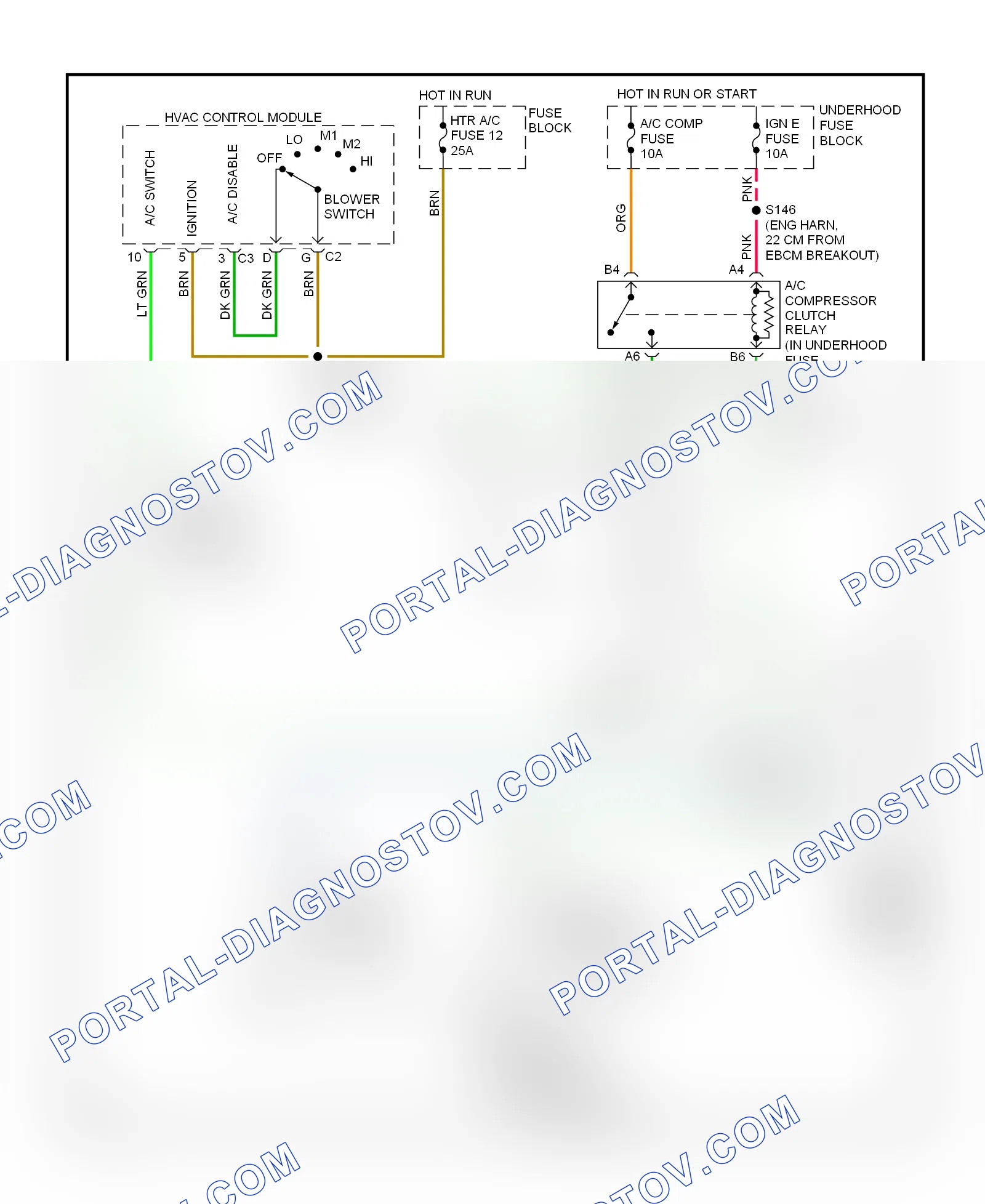 5 7L VIN R Compressor Wiring Diagram for Chevrolet Cab  Chassis K2000 2500