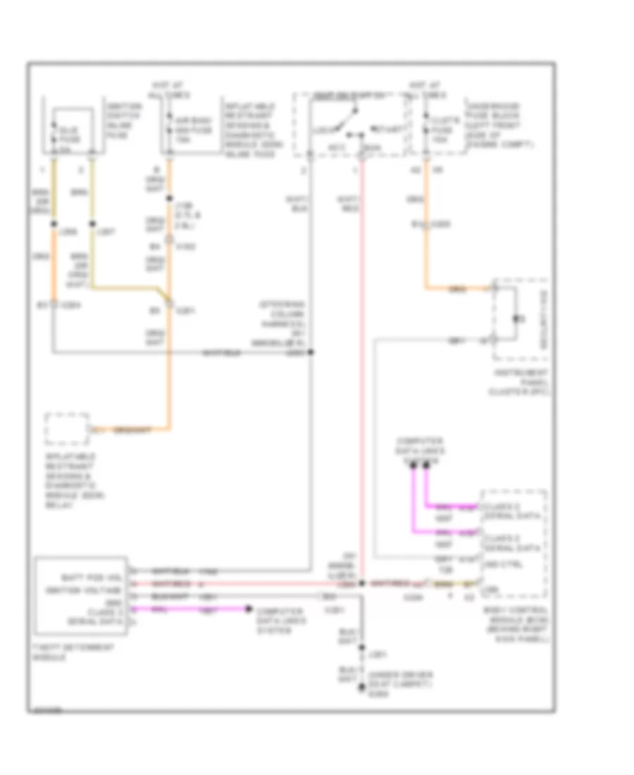 Pass-Key Wiring Diagram for Chevrolet Colorado 2012