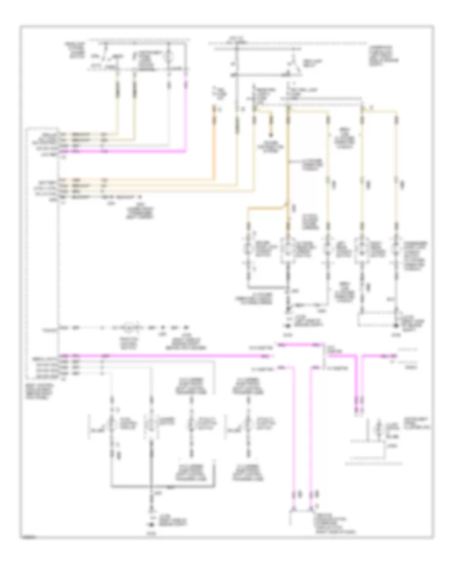 Instrument Illumination Wiring Diagram for Chevrolet Colorado 2012