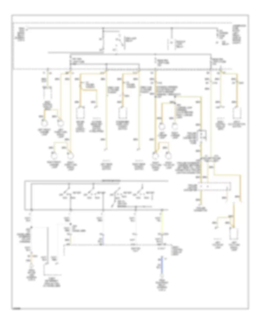 Power Distribution Wiring Diagram 4 of 4 for Chevrolet Colorado 2012