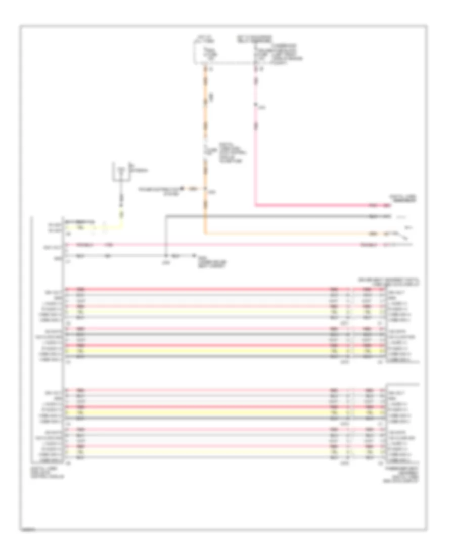 Video System Wiring Diagram for Chevrolet Colorado 2012