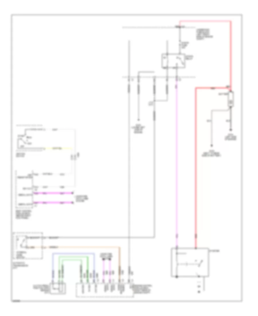 Starting Wiring Diagram for Chevrolet Colorado 2012