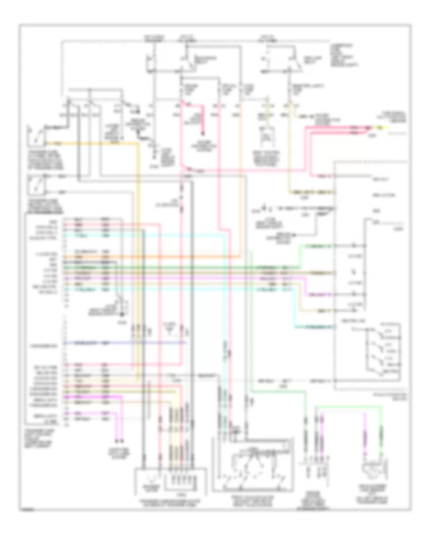 Transfer Case Wiring Diagram for Chevrolet Colorado 2012