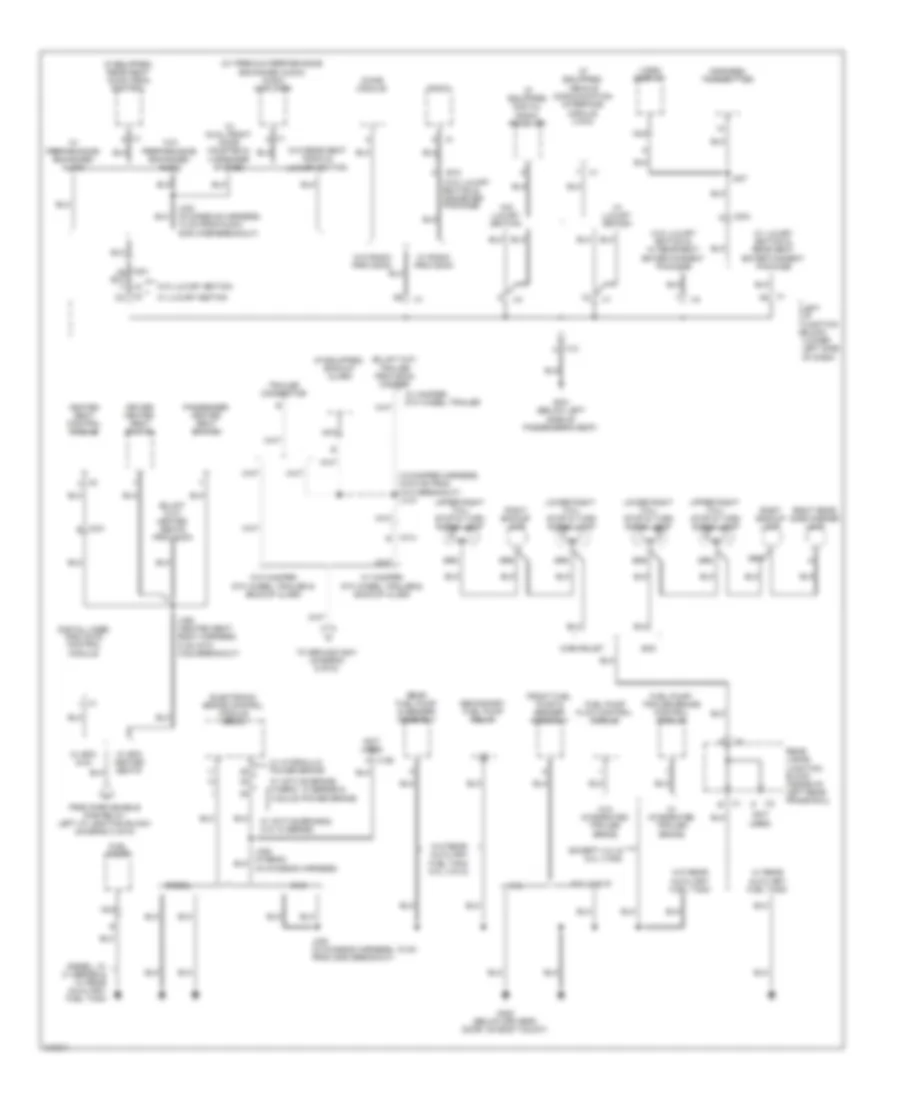 Ground Distribution Wiring Diagram (5 of 6) for Chevrolet Cab  Chassis Silverado 3500 HD 2011