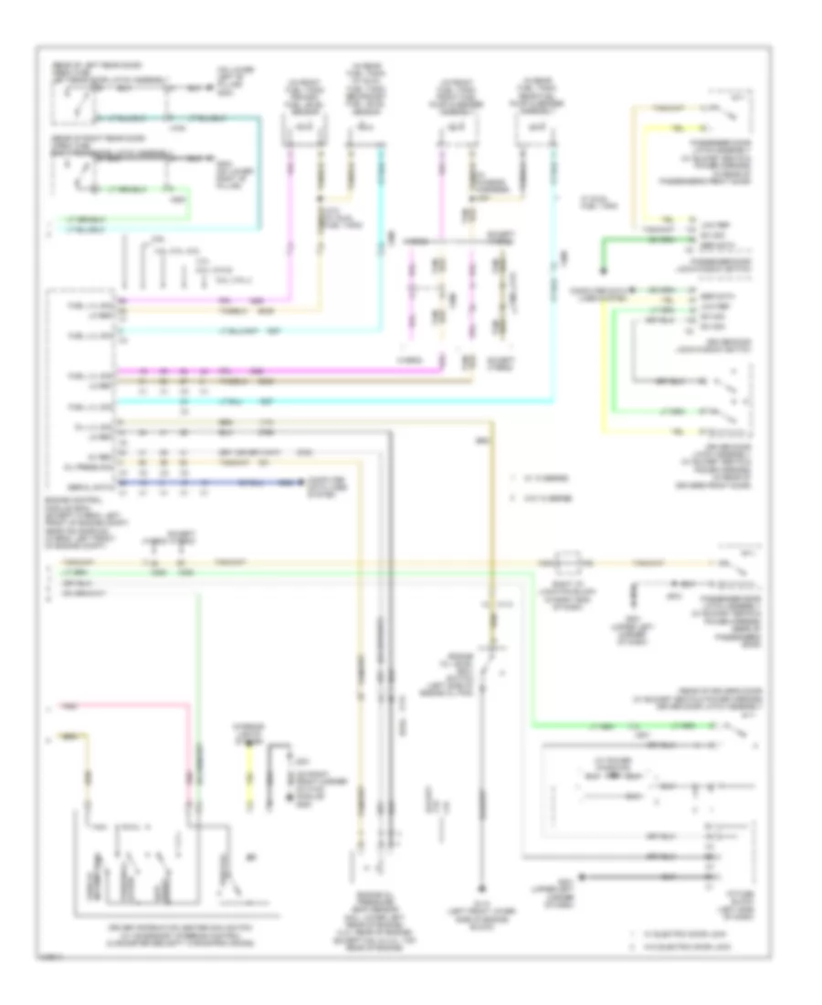 Instrument Cluster Wiring Diagram (2 of 2) for Chevrolet Cab  Chassis Silverado 3500 HD 2011