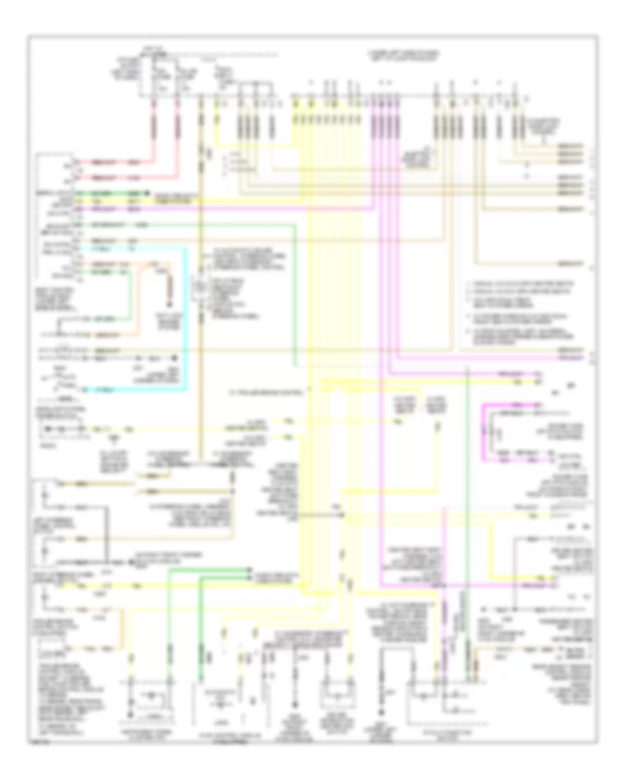 Instrument Illumination Wiring Diagram (1 of 2) for Chevrolet Cab  Chassis Silverado 3500 HD 2011